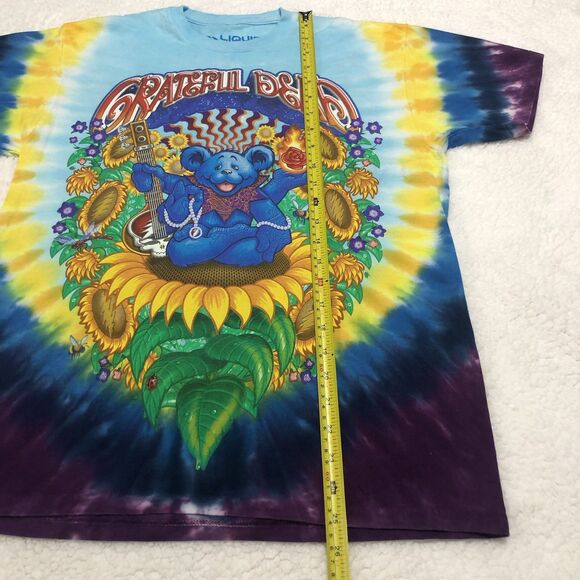 Grateful Dead 2006 Inspiration Tie Dye Shirt Size M Liquid Blue Y2K Festival - Picture 10 of 11